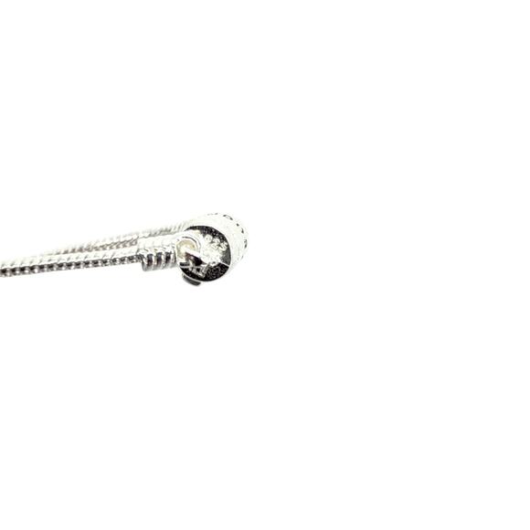 PANDORA Moments Snake Chain Slider Bracelet in Silver - Picture 9 of 10